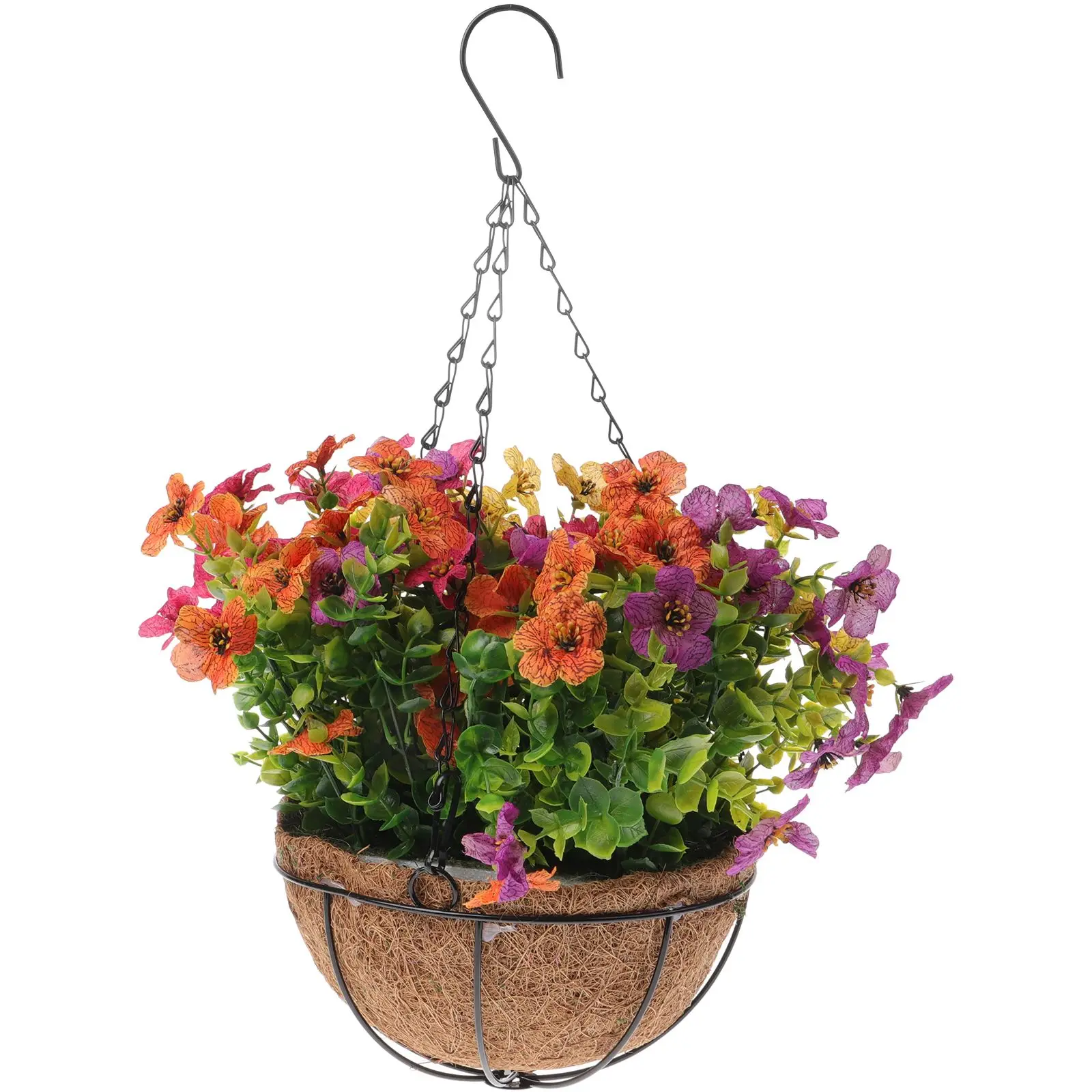 Coconut Fiber Flower Basket Hanging Pot Artificial Flowers Simulation Decor Faux Plant Baskets Balcony
Coconut Fiber Flower Basket Hanging Pot Artificial Flowers Simulation Decor Faux Plant Baskets Balcony