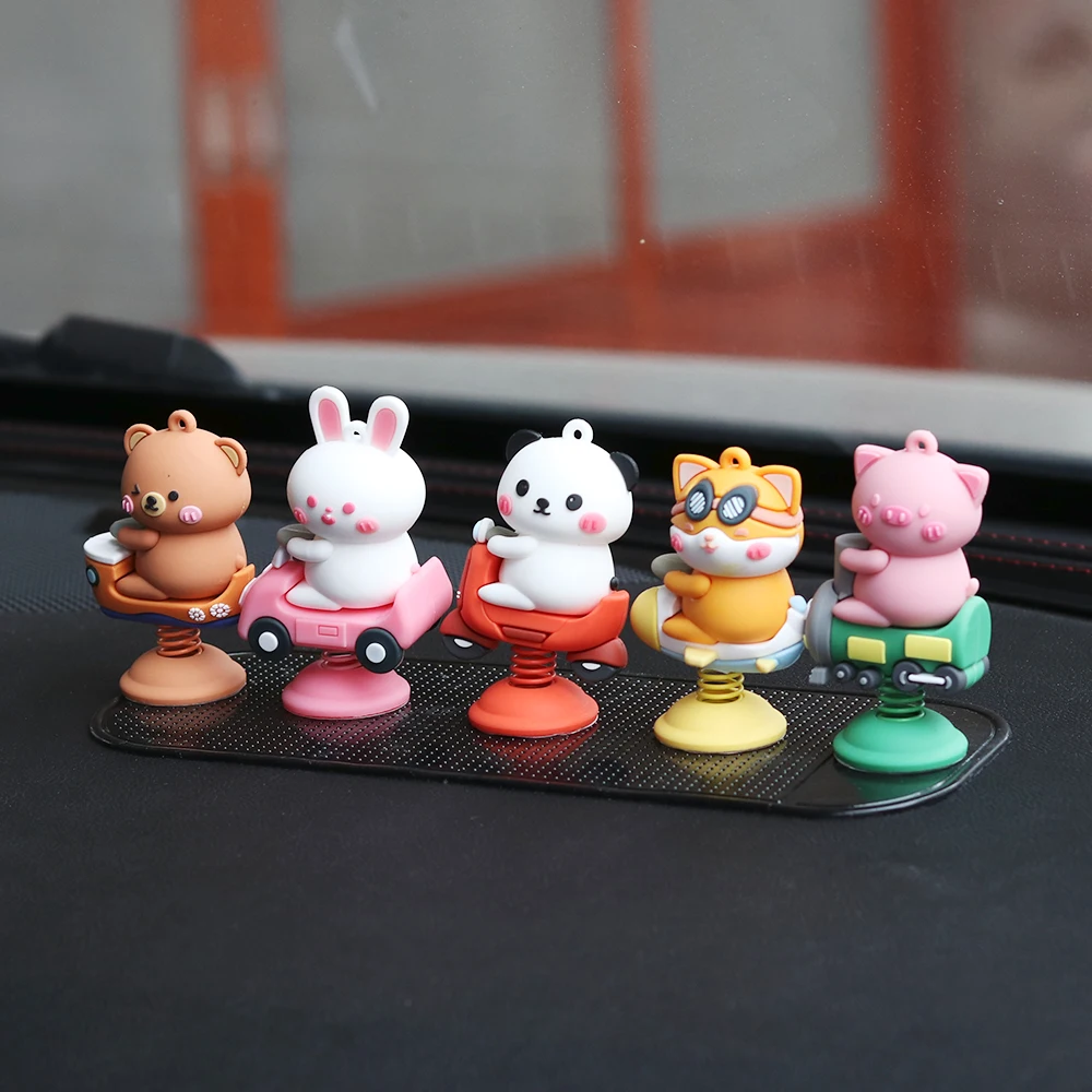 Cute Small Animal Car Ornament PVC Bear Rabbit Cartoon Bobblehead Doll Auto Dashboard Interior Decoration Accessories Gift New
Cute Small Animal Car Ornament PVC Bear Rabbit Cartoon Bobblehead Doll Auto Dashboard Interior Decoration Accessories Gift New