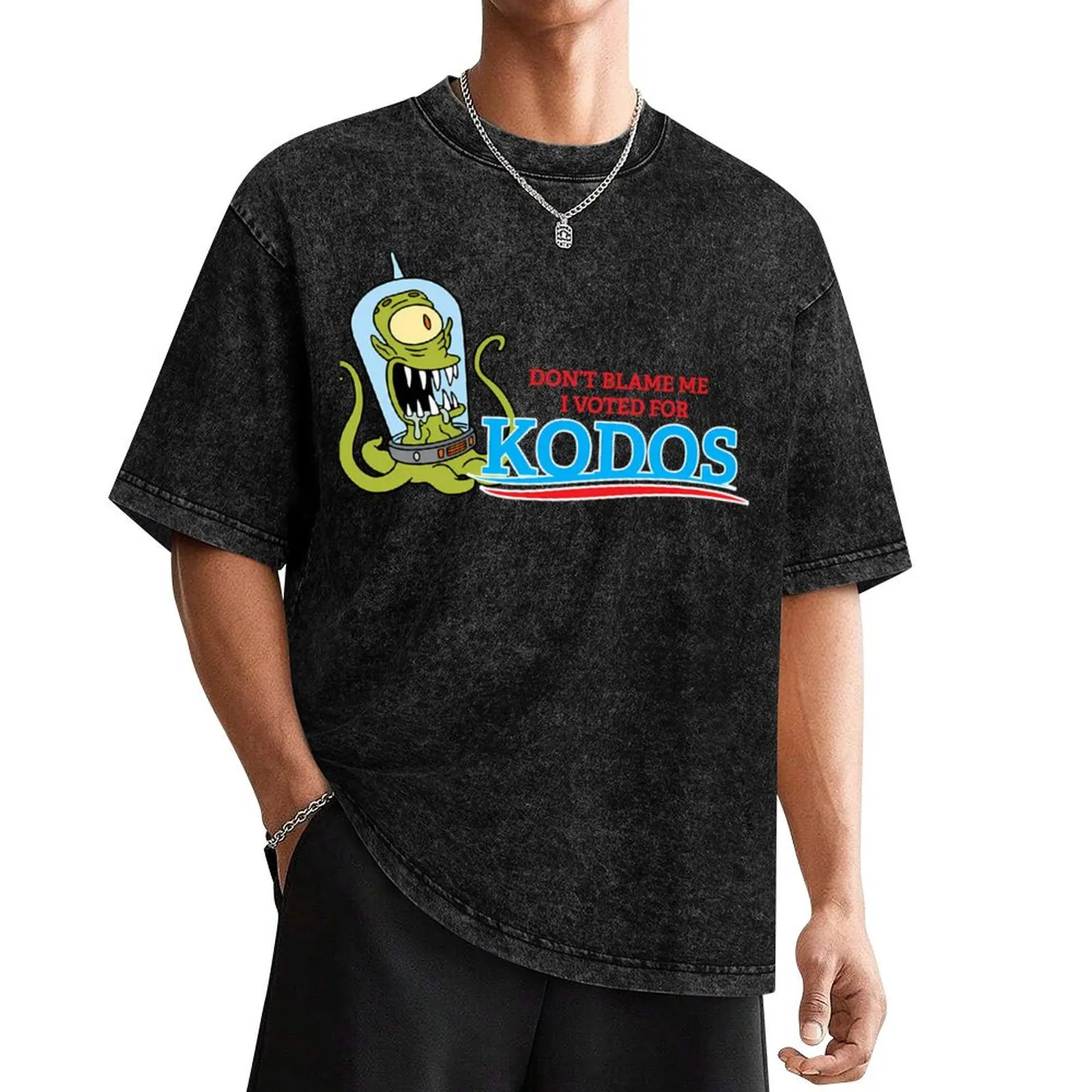 Don't Blame Me I Voted For Kodos T-Shirt anime plus size tops affliction shirts designer t shirt men
Don't Blame Me I Voted For Kodos T-Shirt anime plus size tops affliction shirts designer t shirt men