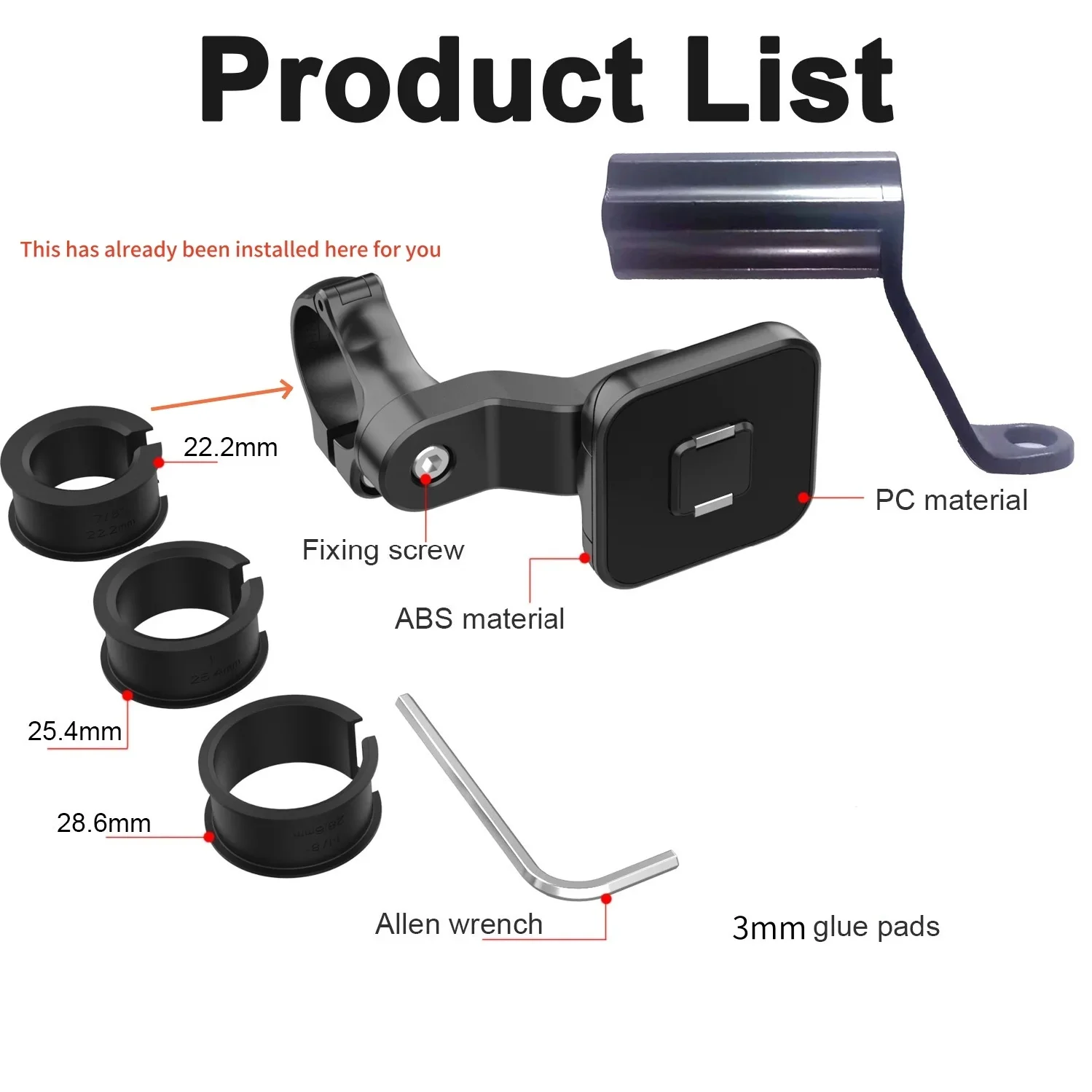 2026 New Bicycle Motorcycle Quick Release Rotating Mobile Phone Stand with Magnetic Suction Buckle Riding Navigation Stand
2026 New Bicycle Motorcycle Quick Release Rotating Mobile Phone Stand with Magnetic Suction Buckle Riding Navigation Stand