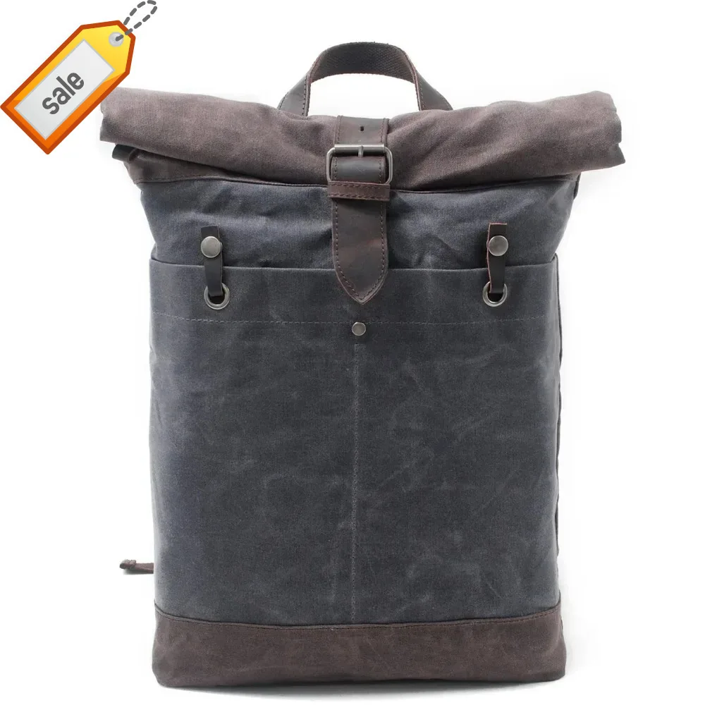 M115 New Europe Fashion Canvas Leather Backpacks 15" Laptop Daypack for Traveling Teenager Back Pack Student Computer Rucksacks
M115 New Europe Fashion Canvas Leather Backpacks 15" Laptop Daypack for Traveling Teenager Back Pack Student Computer Rucksacks