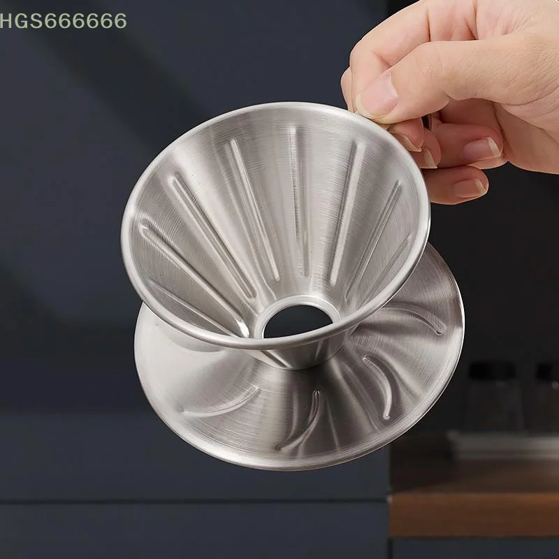 Stainless Steel Pour Over Coffee Dripper Reusable Rustproof Design Perfect For Home Office Coffee Brewing
Stainless Steel Pour Over Coffee Dripper Reusable Rustproof Design Perfect For Home Office Coffee Brewing
