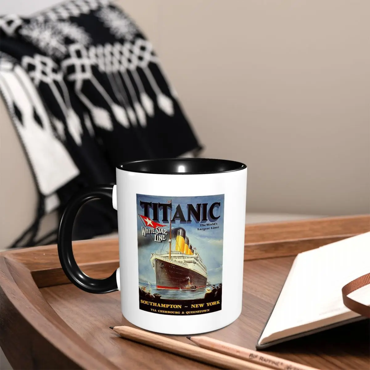 Titanic White Star Line Mug Funny Ceramic Coffee Cups Tea Mugs Milk Cup Drinkware Gifts for Friends
Titanic White Star Line Mug Funny Ceramic Coffee Cups Tea Mugs Milk Cup Drinkware Gifts for Friends
