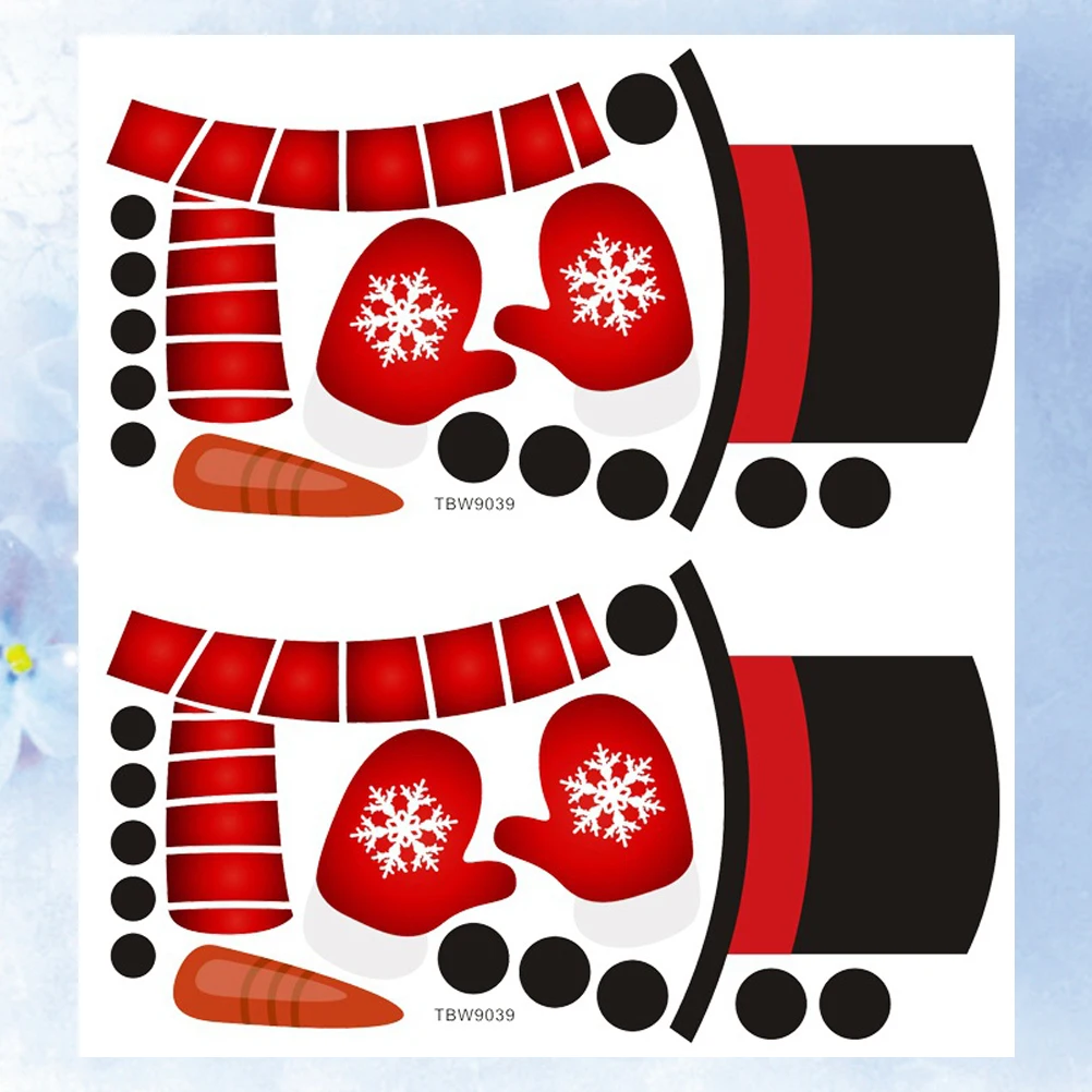 2Pcs Christmas Snowman Refrigerator Stickers Double Sided Fridge Decor for Home Office Kitchen Party Atmosphere
2Pcs Christmas Snowman Refrigerator Stickers Double Sided Fridge Decor for Home Office Kitchen Party Atmosphere