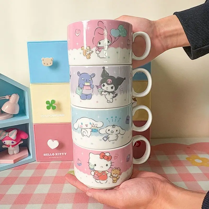 Anime Sanrio Cute Cartoon Kids Milk Cup High Aesthetic Ceramic Mug for Dormitory Girls Home Use Drinking Cup Hello Kitty Kawaii
Anime Sanrio Cute Cartoon Kids Milk Cup High Aesthetic Ceramic Mug for Dormitory Girls Home Use Drinking Cup Hello Kitty Kawaii