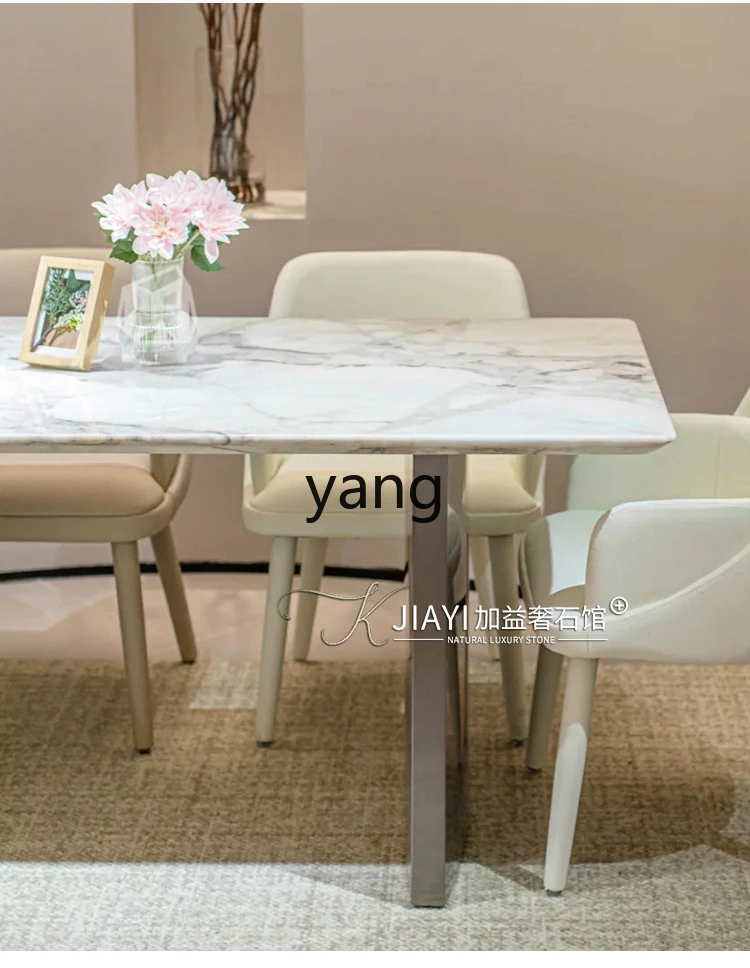 LMMnatural marble dining table modern simple luxury stone dining table
LMMnatural marble dining table modern simple luxury stone dining table