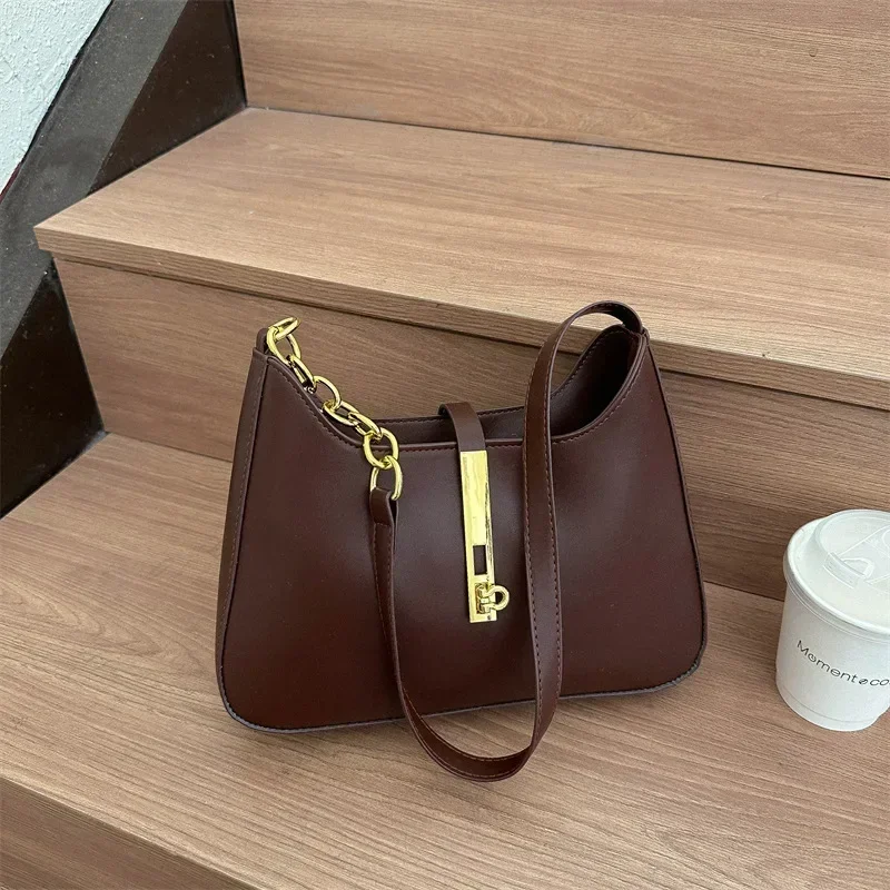 New Luxury PU Leather Shoulder Bag for Women Casual Solid Color Design Handbags Brand Purse Fashion Shopper Clutch Women's Bags
New Luxury PU Leather Shoulder Bag for Women Casual Solid Color Design Handbags Brand Purse Fashion Shopper Clutch Women's Bags