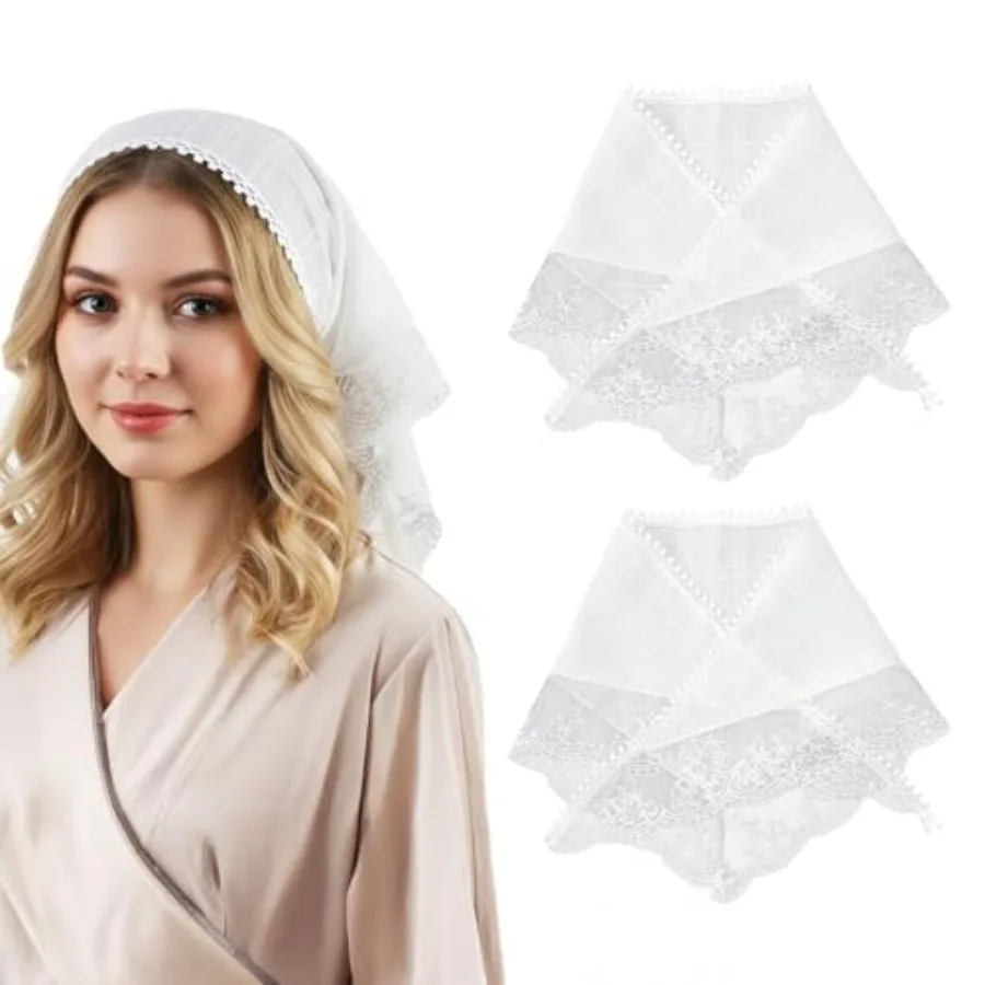 2 Pack Hair Scarf Headband for Women, Lace Hair Bandana, Non-Slip Soft Head Coverings Boho Triangle Kerchief Hair Accessories
2 Pack Hair Scarf Headband for Women, Lace Hair Bandana, Non-Slip Soft Head Coverings Boho Triangle Kerchief Hair Accessories