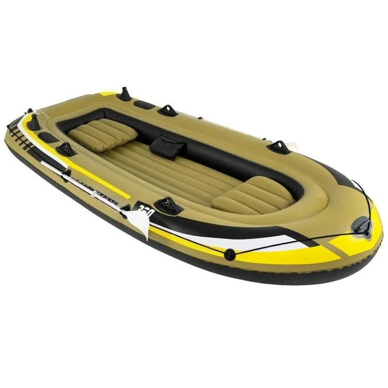 Heavy-Duty Inflatable Boat 4-Person Fishing Raft Set-Green
Heavy-Duty Inflatable Boat 4-Person Fishing Raft Set-Green