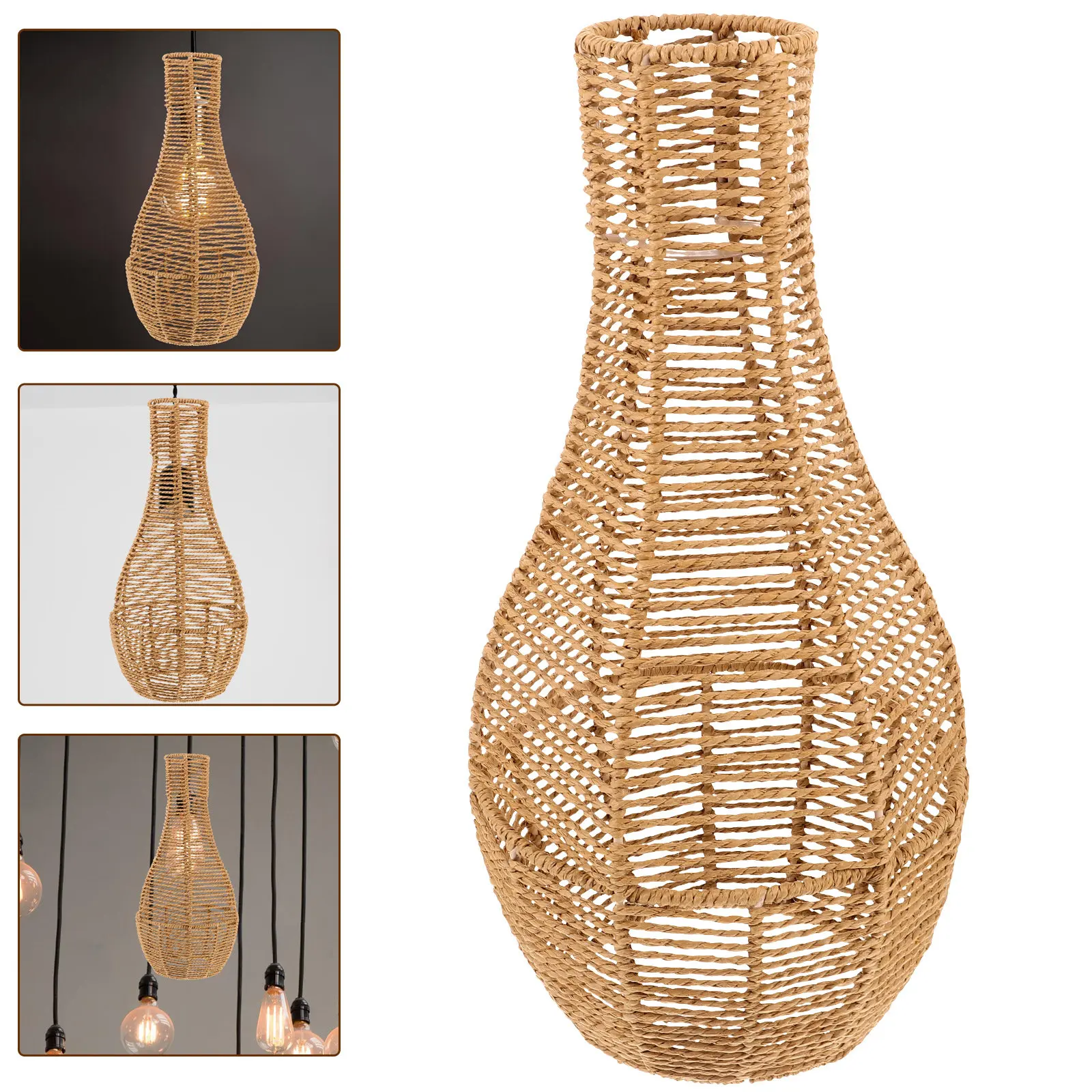 Retro Lampshade Woven Hemp Rope Iron Vintage Ceiling Light Cover For Home Hotel Restaurant Hanging Lamp Shade Decor
Retro Lampshade Woven Hemp Rope Iron Vintage Ceiling Light Cover For Home Hotel Restaurant Hanging Lamp Shade Decor