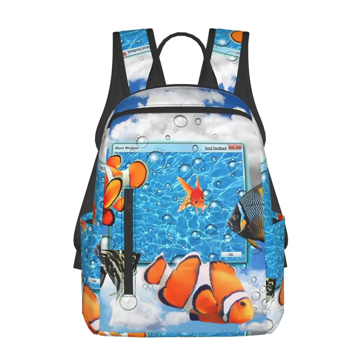 Рюкзак для плавания Frutiger Aero Fish, вместительный, для мальчиков и девочек, школьная сумка, сумка через плечо для мужчин и женщин
Рюкзак для плавания Frutiger Aero Fish, вместительный, для мальчиков и девочек, школьная сумка, сумка через плечо для мужчин и женщин