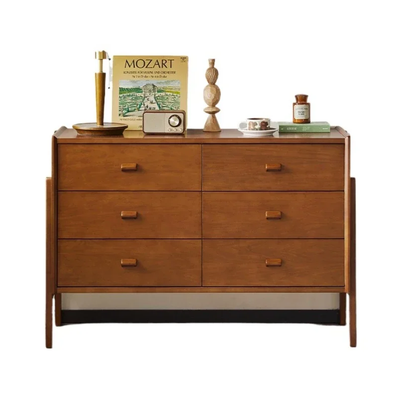Solid wood six-chest cabinet Nordic retro storage room living room entrance drawer medieval storage cabinet
Solid wood six-chest cabinet Nordic retro storage room living room entrance drawer medieval storage cabinet
