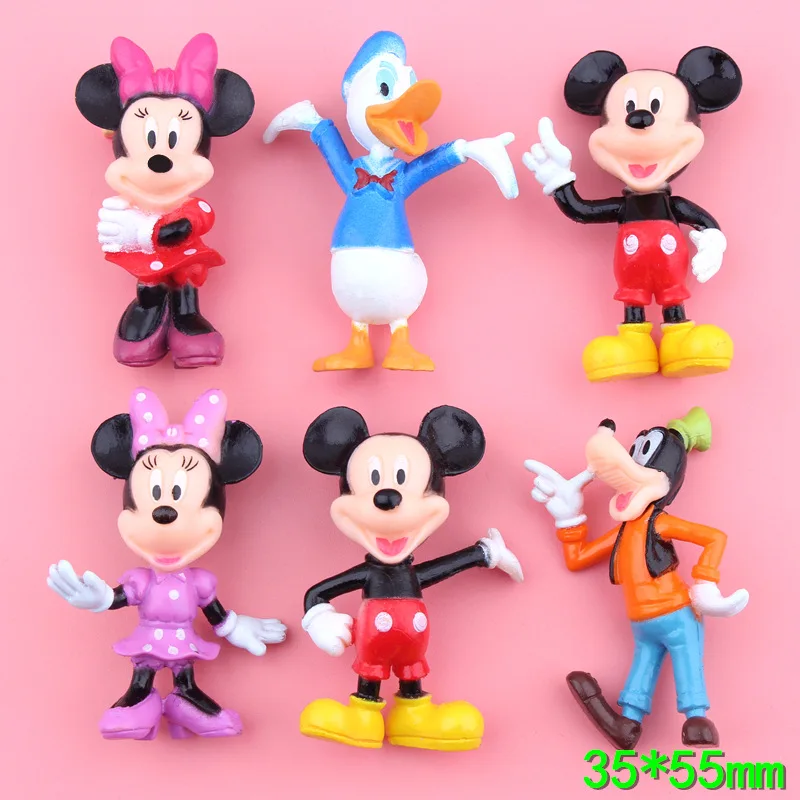 6pcs/set Disney Figures Mickey Mouse Minnie Mouse Birthday Party Cake Decoration PVC Anime Figures Kids Toys
6pcs/set Disney Figures Mickey Mouse Minnie Mouse Birthday Party Cake Decoration PVC Anime Figures Kids Toys
