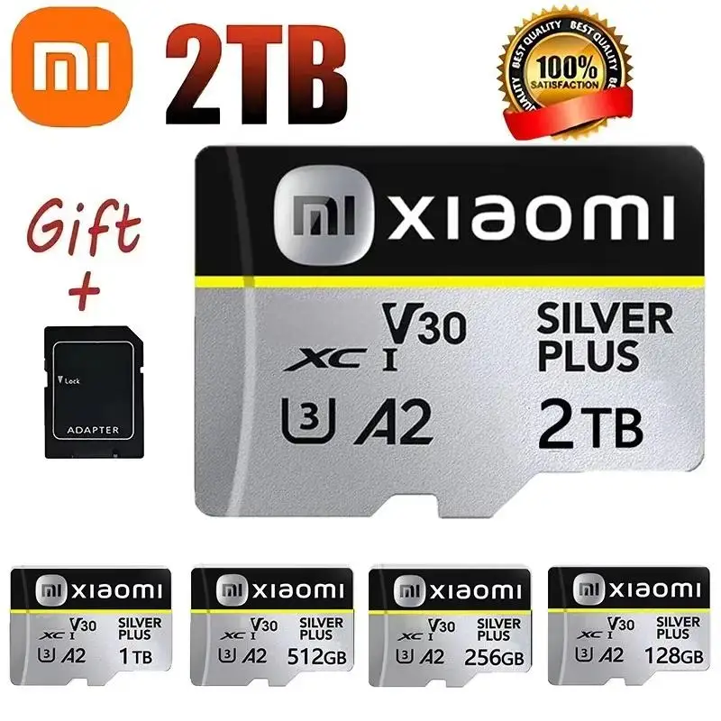 Xiaomi High Speed Mini SD Memory Card 2TB 1TB Class 10 Micro TF Flash Usb Pen Drive Card 1TB 512GB 256TB 128TB for Smartphone
Xiaomi High Speed Mini SD Memory Card 2TB 1TB Class 10 Micro TF Flash Usb Pen Drive Card 1TB 512GB 256TB 128TB for Smartphone