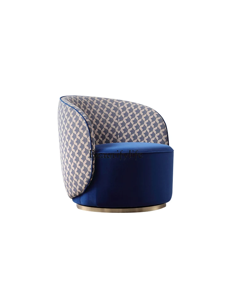 Light Luxury Rotating Single-Seat Sofa Chair Imported Flannel Color Matching Living Room and Hotel Armchair
Light Luxury Rotating Single-Seat Sofa Chair Imported Flannel Color Matching Living Room and Hotel Armchair