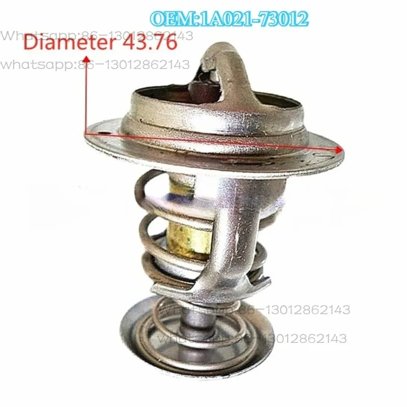Heavy Duty Mechanical Engine Thermostat Repair Parts for Farm & Construction Equipment 1A021-73012 1A021-73013
Heavy Duty Mechanical Engine Thermostat Repair Parts for Farm & Construction Equipment 1A021-73012 1A021-73013