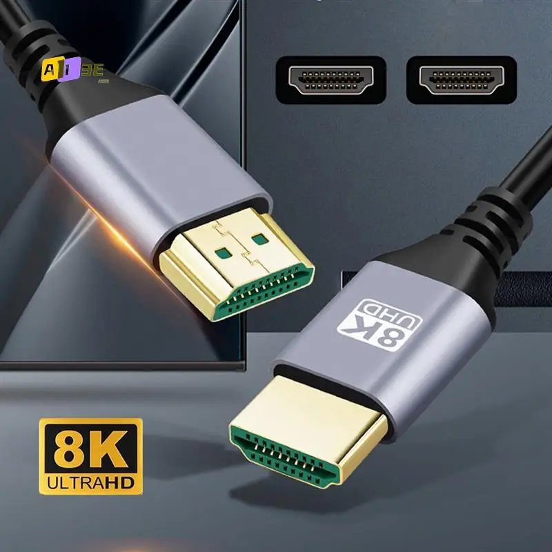 A13E-1 Piece HDTV 2.1 8K Ultra HD Cable -Compatible 19+1 Core OD4.0 Ultra Thin Cable Tv Computer Monitor Cable Multi-Functio
A13E-1 Piece HDTV 2.1 8K Ultra HD Cable -Compatible 19+1 Core OD4.0 Ultra Thin Cable Tv Computer Monitor Cable Multi-Functio