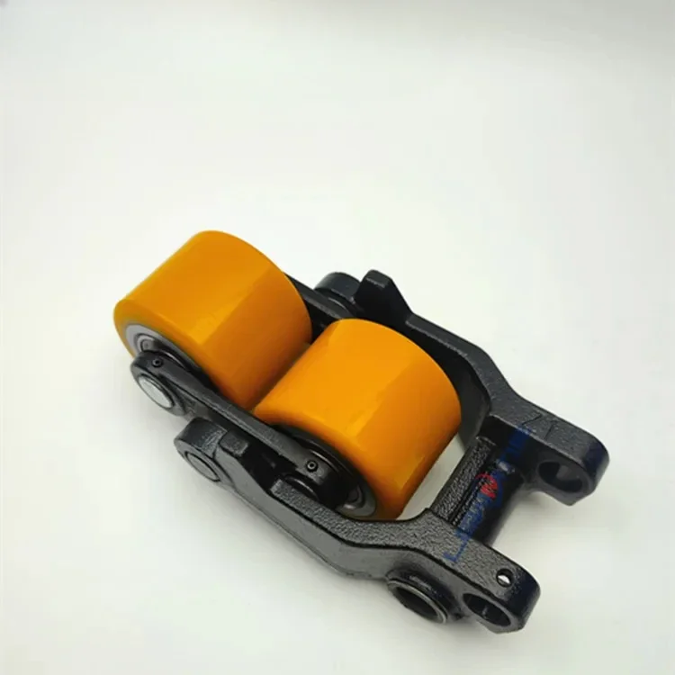 Electric pallet handling forklift PU small wheel frame assembly load-bearing balance wheel iron frame
Electric pallet handling forklift PU small wheel frame assembly load-bearing balance wheel iron frame