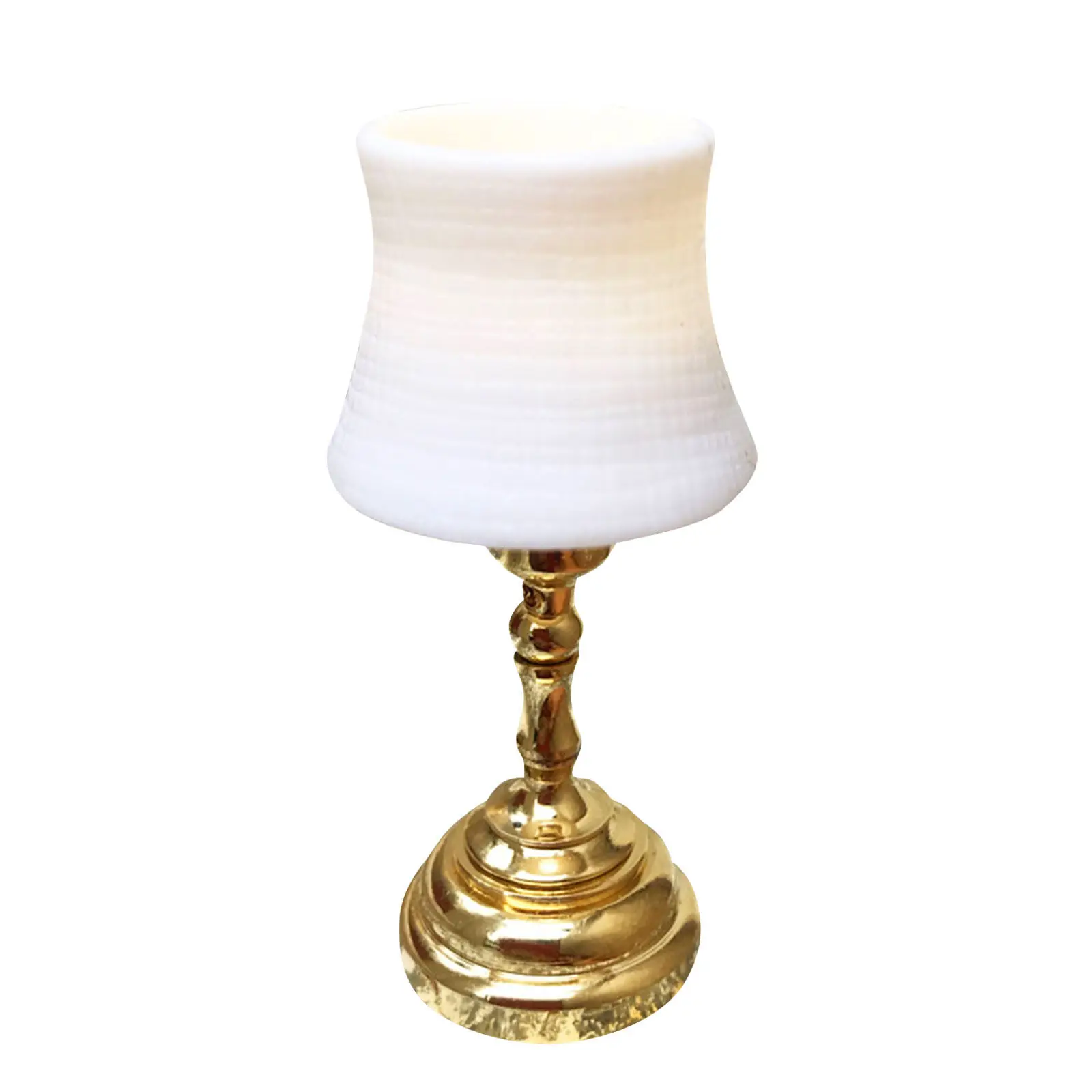 Dollhouse Lighting Decor 1:12 Scale Miniature Metal Lamp LED Mini Table Light for Realistic Room Scene Building Warm Glow
Dollhouse Lighting Decor 1:12 Scale Miniature Metal Lamp LED Mini Table Light for Realistic Room Scene Building Warm Glow