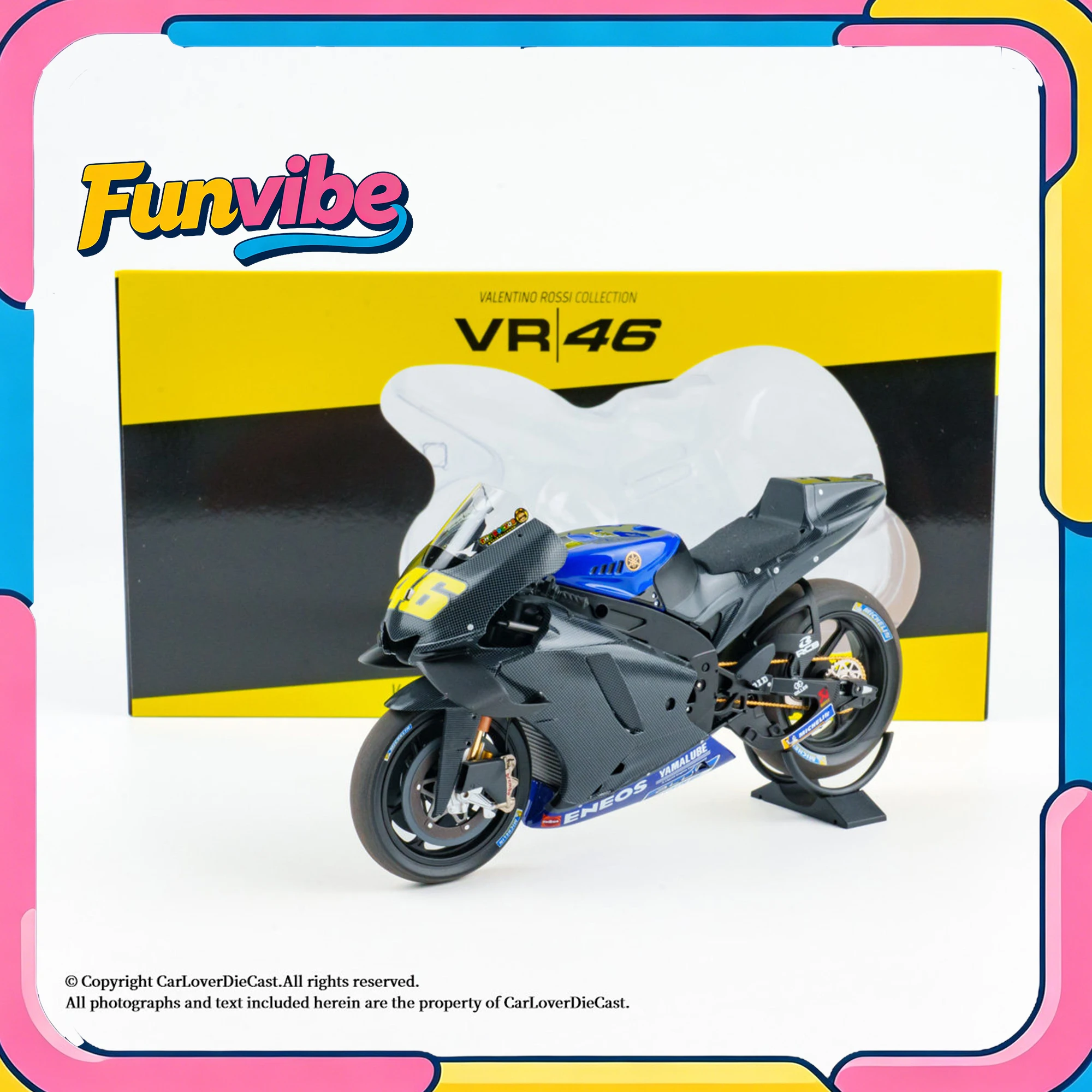 MINICHAMPS 1/12 Yamaha YZR M1 No.46 Valentino Rossi Realistic Diecast Alloy Racing Motorcycle Model for Boy Toys Collection gift
MINICHAMPS 1/12 Yamaha YZR M1 No.46 Valentino Rossi Realistic Diecast Alloy Racing Motorcycle Model for Boy Toys Collection gift
