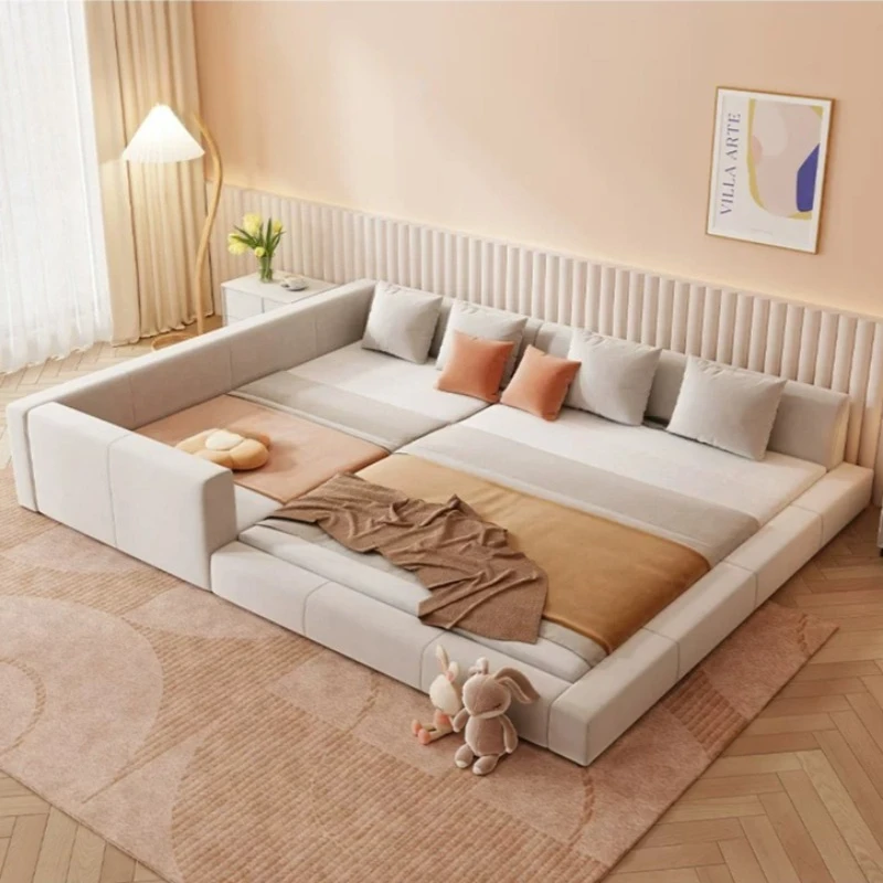 Minimalist Tatami Bed King Size Modern Fancy French Bed Cream Deluxe Wooden Camas De Matrimonio Dormitorio House Accessories
Minimalist Tatami Bed King Size Modern Fancy French Bed Cream Deluxe Wooden Camas De Matrimonio Dormitorio House Accessories