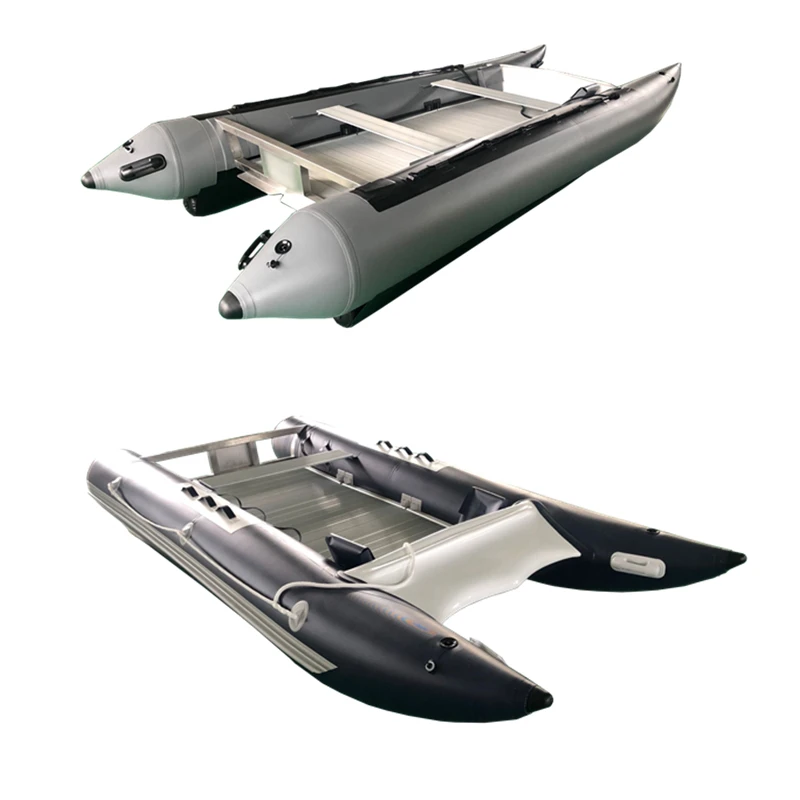 High Speed Foldable 1.2mm PVC Fishing Inflatable Catamaran Boat Rowing Boat
High Speed Foldable 1.2mm PVC Fishing Inflatable Catamaran Boat Rowing Boat