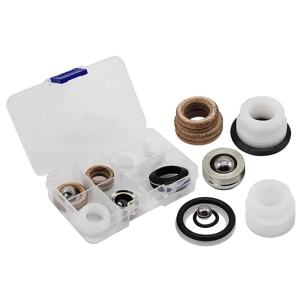 244194 Pump Repair Packing Valves Kit Compatible with 295 390 395 490 495 595 Airless Paint Spray
244194 Pump Repair Packing Valves Kit Compatible with 295 390 395 490 495 595 Airless Paint Spray