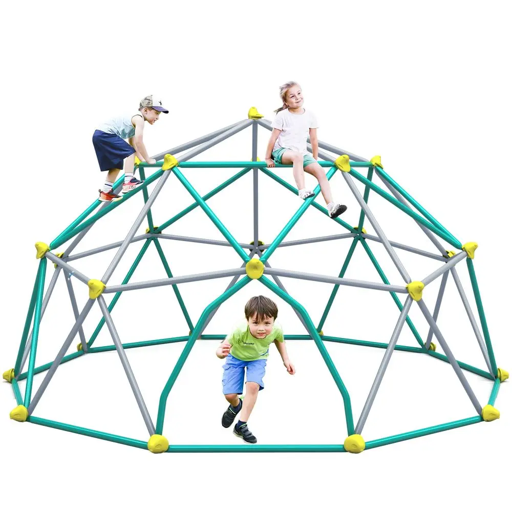 12FT Climbing Dome, Outdoor Dome Climber for Kids 310 Supporting 1000 lbs, Easy Assembly Playground Jungle Gym Backyard Play Eq
12FT Climbing Dome, Outdoor Dome Climber for Kids 310 Supporting 1000 lbs, Easy Assembly Playground Jungle Gym Backyard Play Eq