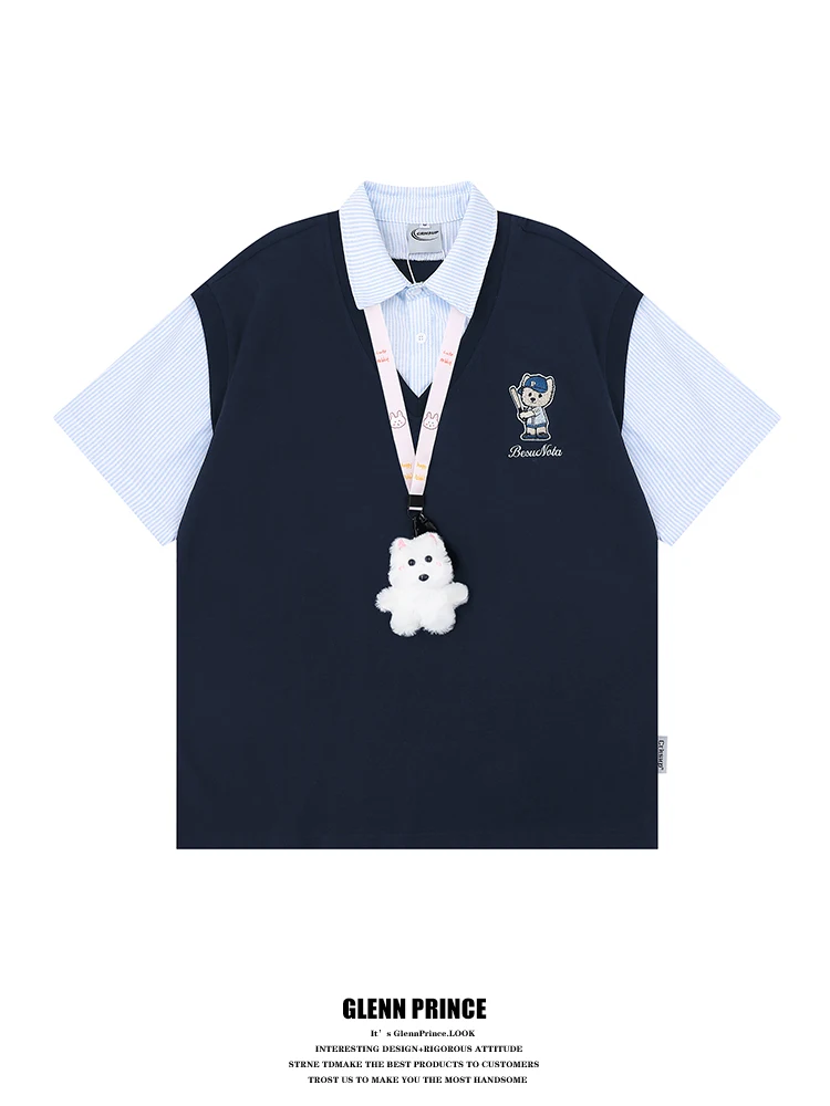 Loose Fit American Style Baseball Dog Neck Short Sleeve T-Shirt Men Summer Casual Cotton Top Creative Fun Print Unisex
Loose Fit American Style Baseball Dog Neck Short Sleeve T-Shirt Men Summer Casual Cotton Top Creative Fun Print Unisex