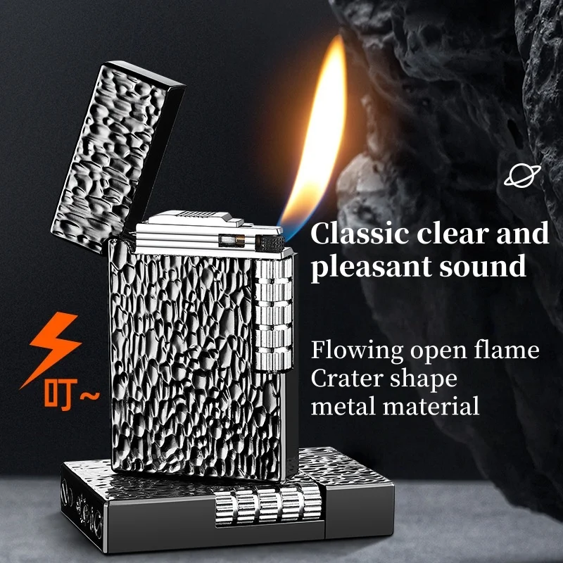 Classic Lang Sheng Side Sliding Grinding Wheel Lighter Outdoor Windproof Metal Material Open Flame Gas Lighter Men's Gift
Classic Lang Sheng Side Sliding Grinding Wheel Lighter Outdoor Windproof Metal Material Open Flame Gas Lighter Men's Gift