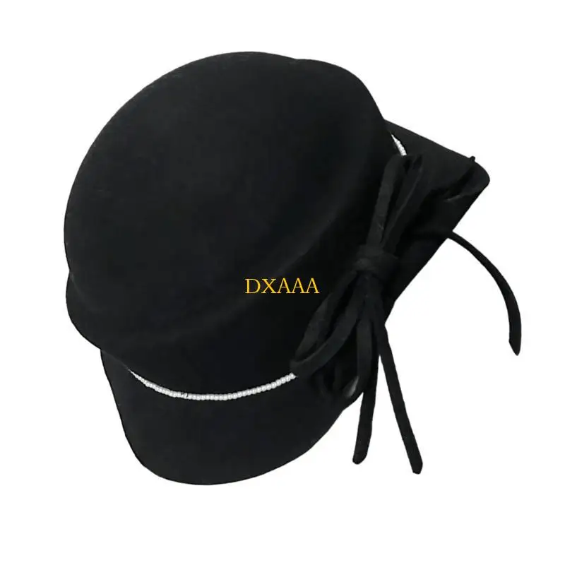 DXAA Vintage Bowknot Hat Roll Brim Dome Hat Women Girl Evening Party Top Caps Headwea
DXAA Vintage Bowknot Hat Roll Brim Dome Hat Women Girl Evening Party Top Caps Headwea