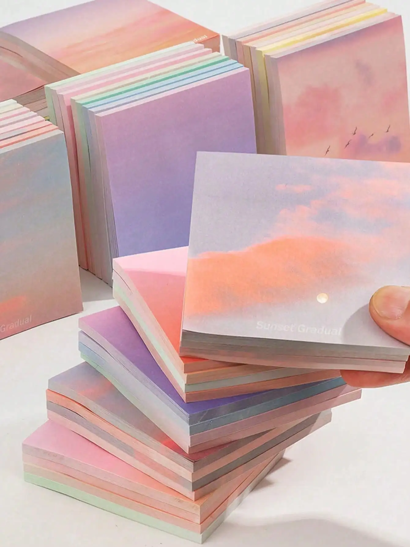 Gradient Sticky Notes – 200/50pcs Minimalist Cloud Design for Messages & Memos, Back to School
Gradient Sticky Notes – 200/50pcs Minimalist Cloud Design for Messages & Memos, Back to School