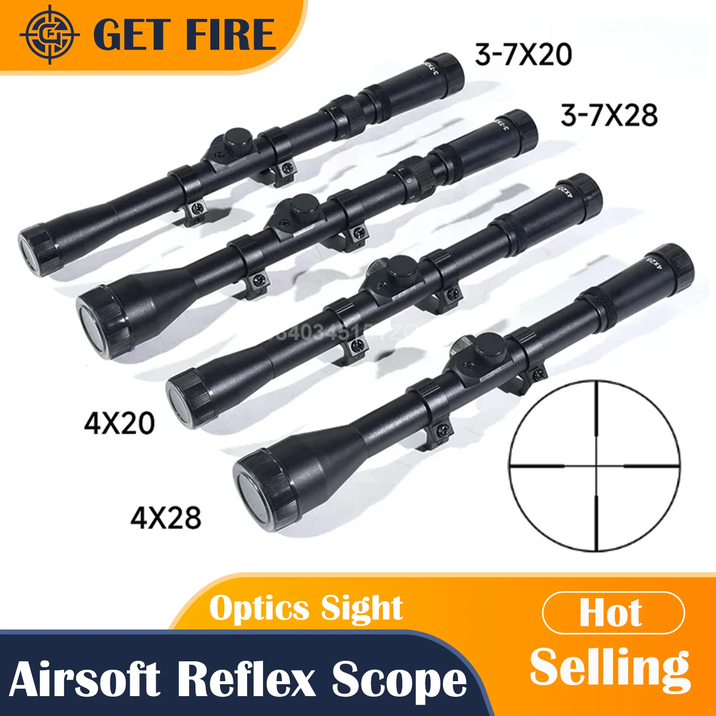 4x20/4x28/3-7x20/3-7x28 Optics Sight Hunting Rifle Scope Crosshair for 11mm Airsoft Reflex Scope Tactical Acsessories
4x20/4x28/3-7x20/3-7x28 Optics Sight Hunting Rifle Scope Crosshair for 11mm Airsoft Reflex Scope Tactical Acsessories