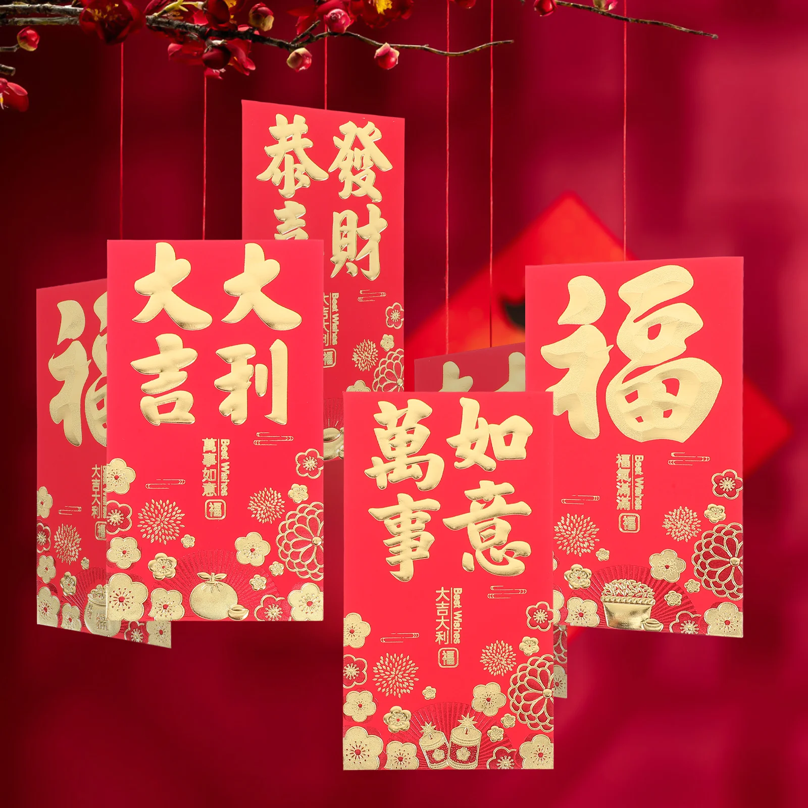 36pcs Chinese New Decorative Festive Red Money Packets For Spring Festival Lunar New Year Red Money Bags Year Of The
36pcs Chinese New Decorative Festive Red Money Packets For Spring Festival Lunar New Year Red Money Bags Year Of The