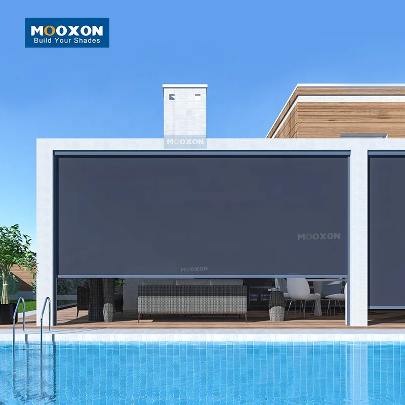 Современные рулонные шторы на молнии для помещений и улицы, ветрозащитные, из ткани, для отелей, с новым дизайном
Современные рулонные шторы на молнии для помещений и улицы, ветрозащитные, из ткани, для отелей, с новым дизайном