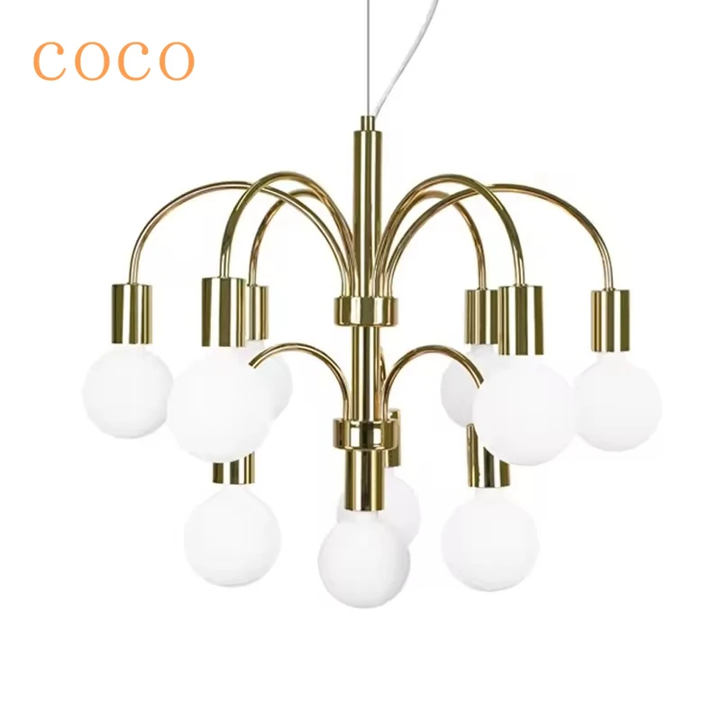 Silver gold modern glossy glass ball pendant light LED Nordic minimalist living room bedroom dining room indoor lighting
Silver gold modern glossy glass ball pendant light LED Nordic minimalist living room bedroom dining room indoor lighting