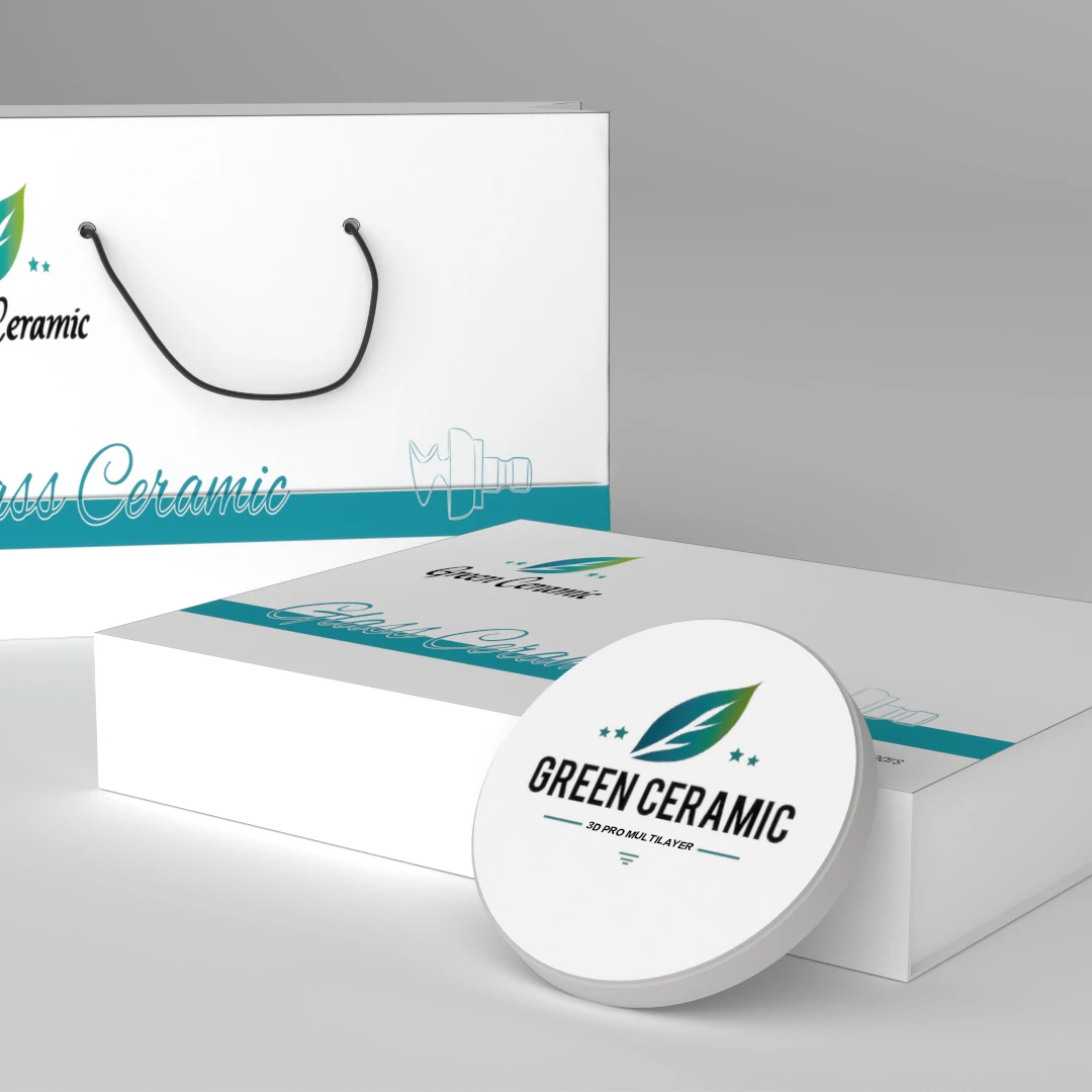 Green 3D Pro Multilayer Zirconia Block Translucency 46%-49% for Porcelain False Teeth for Dental Lab Milling System
Green 3D Pro Multilayer Zirconia Block Translucency 46%-49% for Porcelain False Teeth for Dental Lab Milling System