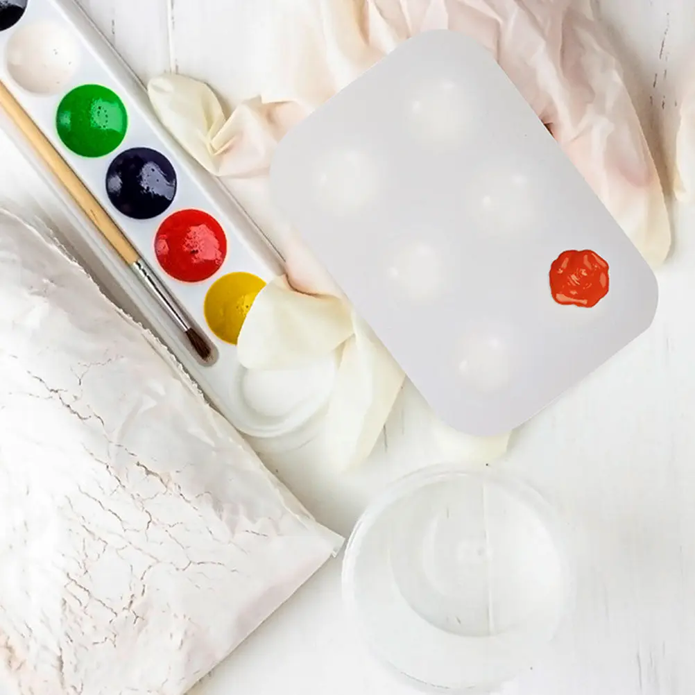 2Pcs Silicone Watercolor Palette Reusable Color Mixing Plate Easy Clean Compact Paint Tray for Acrylic Gouache Oil Painting
2Pcs Silicone Watercolor Palette Reusable Color Mixing Plate Easy Clean Compact Paint Tray for Acrylic Gouache Oil Painting