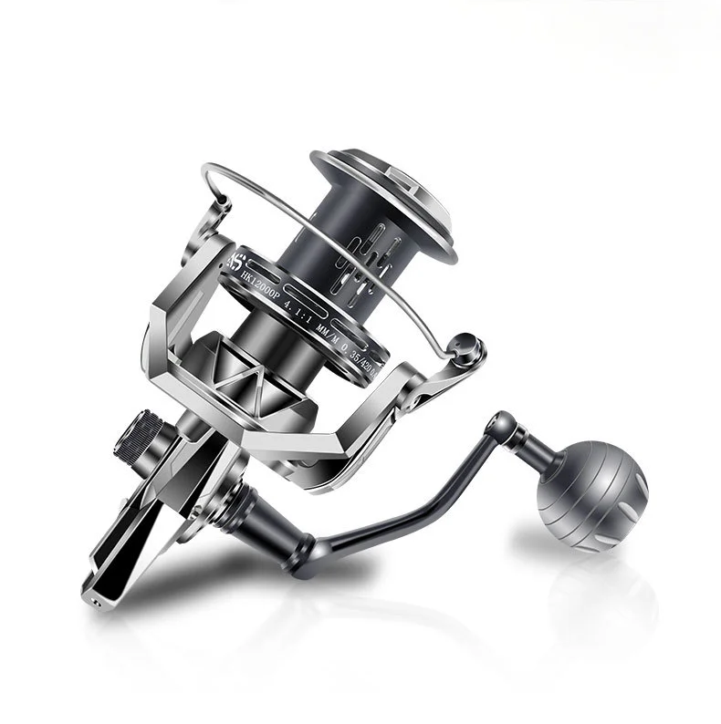 15kg Maximum Drag All-Metal Spinning Fishing Reel with Anti-Saltwater Corrosion 4.6:1 Gear Ratio and Stainless Steel Bearings
15kg Maximum Drag All-Metal Spinning Fishing Reel with Anti-Saltwater Corrosion 4.6:1 Gear Ratio and Stainless Steel Bearings