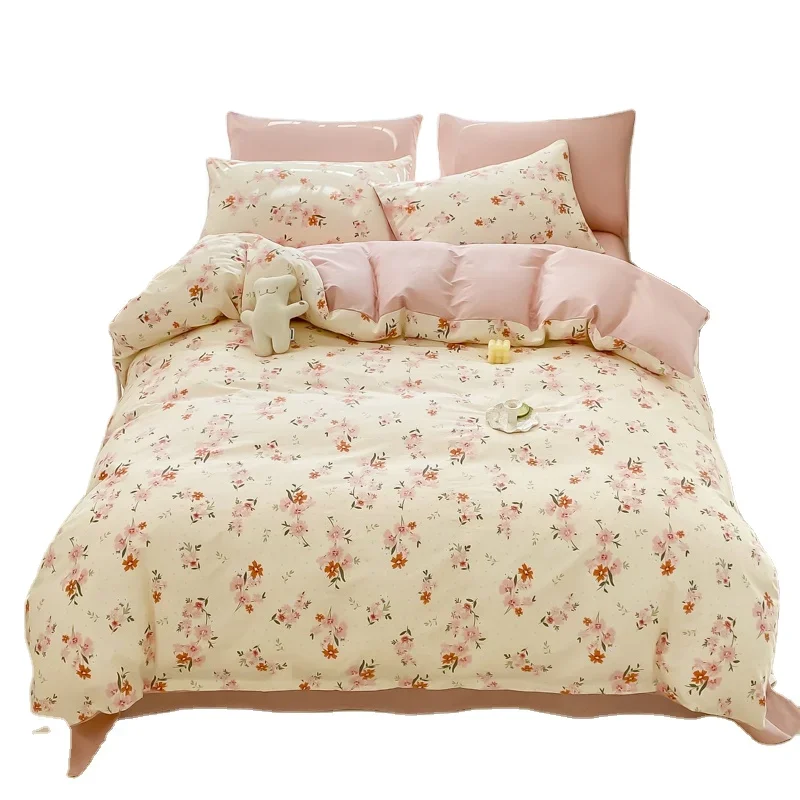 2024 Hot Selling New 60s Jet Cotton Net Red Small Fresh Four Pieces 1.2m Bed Sheet Model Three-piece Set
2024 Hot Selling New 60s Jet Cotton Net Red Small Fresh Four Pieces 1.2m Bed Sheet Model Three-piece Set