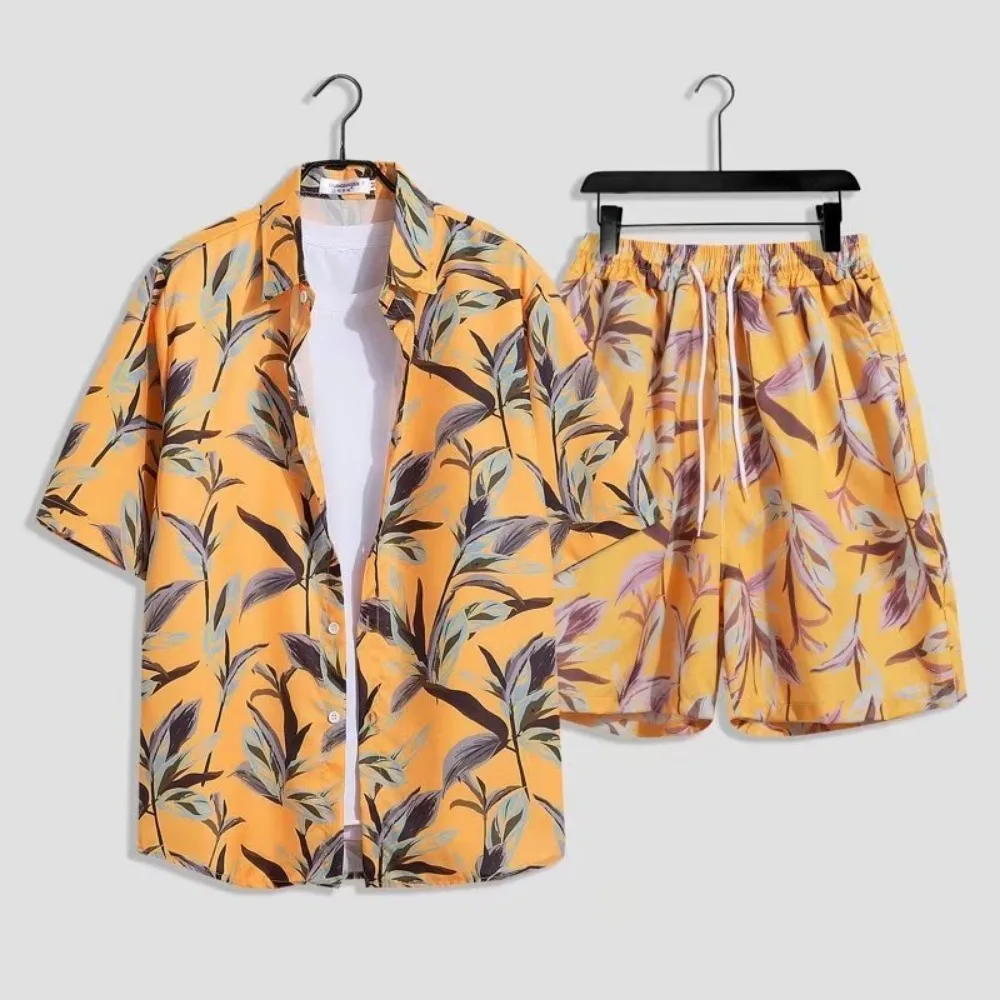 Hawaiian Printed Shirt, Beach Pants, Large Shorts, Couple Set, Sunscreen Casual Thin Suit, Men's Short Sleeved Shirt
Hawaiian Printed Shirt, Beach Pants, Large Shorts, Couple Set, Sunscreen Casual Thin Suit, Men's Short Sleeved Shirt