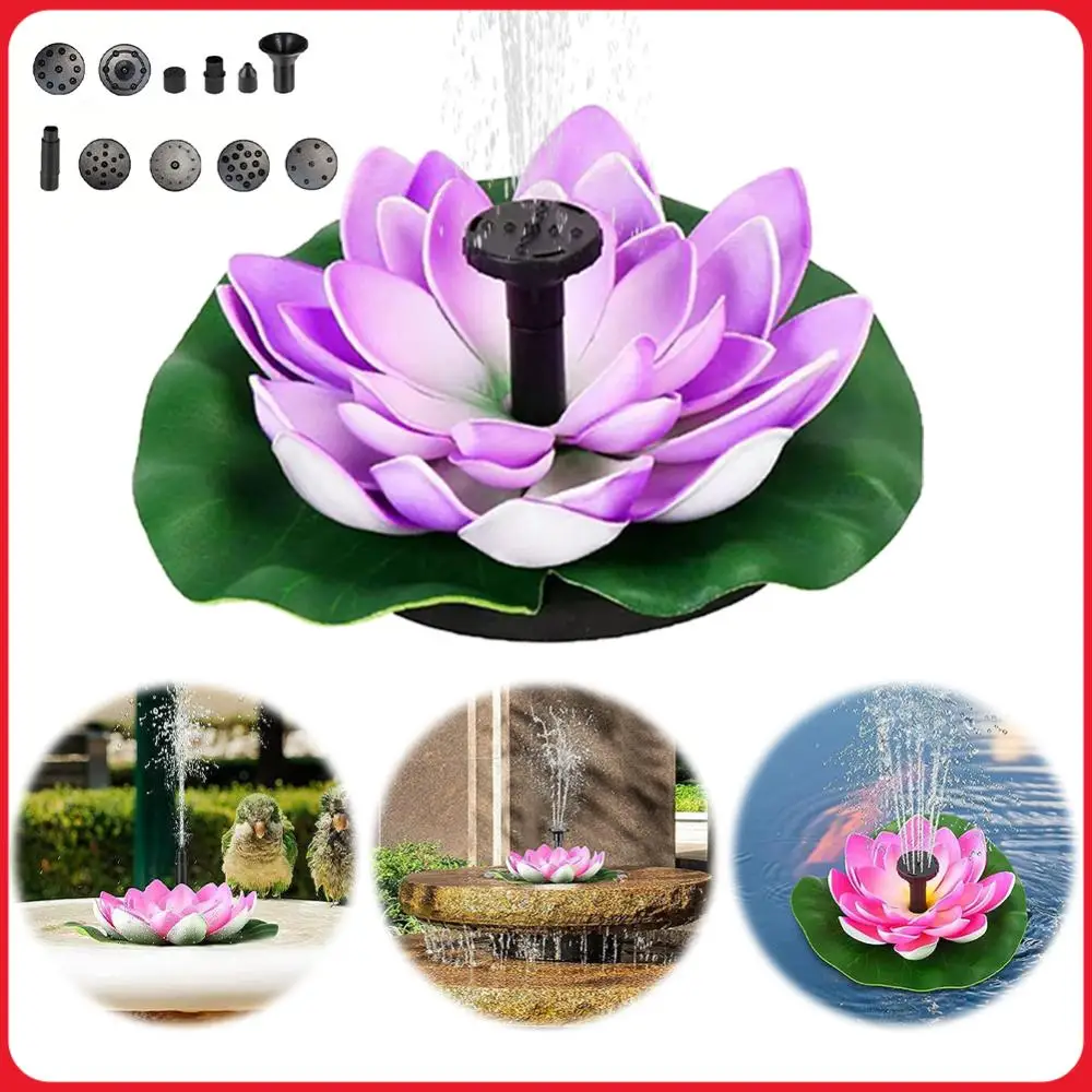 Lotus Solar Water Fountain Brushless Pump Mini Waterfall Fountain Floating Garden Fountain for Outdoor Pool Decor
Lotus Solar Water Fountain Brushless Pump Mini Waterfall Fountain Floating Garden Fountain for Outdoor Pool Decor