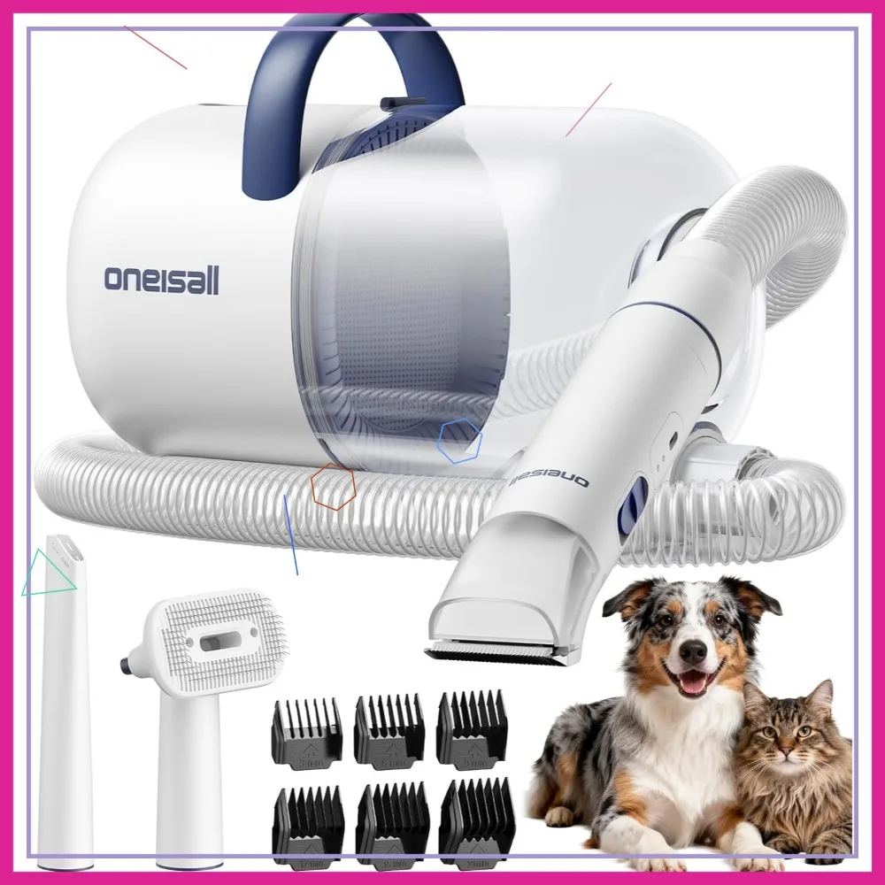 15000Pa Pet Hair Vacuum & Grooming Kit, 59dB Quiet, 2L Canister, 4 Accessories for Home Cleaning
15000Pa Pet Hair Vacuum & Grooming Kit, 59dB Quiet, 2L Canister, 4 Accessories for Home Cleaning