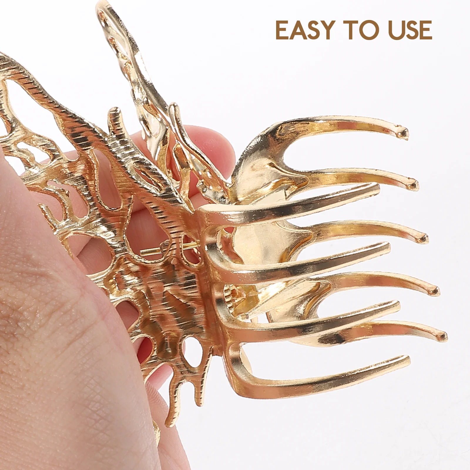 3Pcs Metal Butterfly Hair Clips Large Jaw Claw Clips Strong Hair Clamps for Women Thin Thick Hair Wedding Birthday Party
3Pcs Metal Butterfly Hair Clips Large Jaw Claw Clips Strong Hair Clamps for Women Thin Thick Hair Wedding Birthday Party