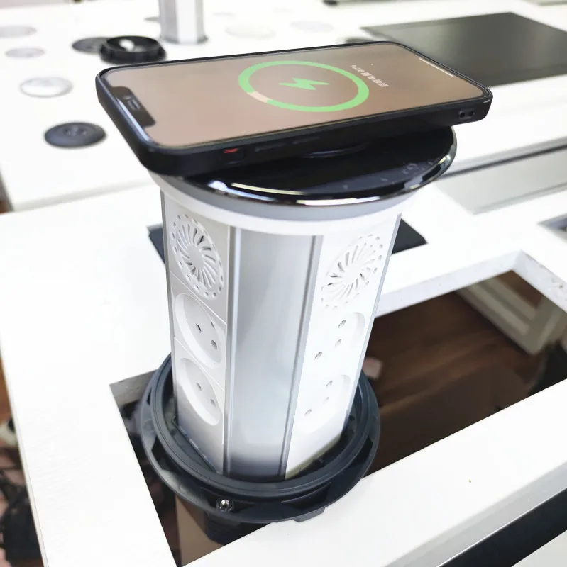 Водонепроницаемая 4-сторонняя розетка IP65 с 6 розетками из Израиля, 2 USB-порта + 2 USB-порта, Wi-Fi, умная Выдвижная розетка с моторизованным подъемом для кухни
Водонепроницаемая 4-сторонняя розетка IP65 с 6 розетками из Израиля, 2 USB-порта + 2 USB-порта, Wi-Fi, умная Выдвижная розетка с моторизованным подъемом для кухни
