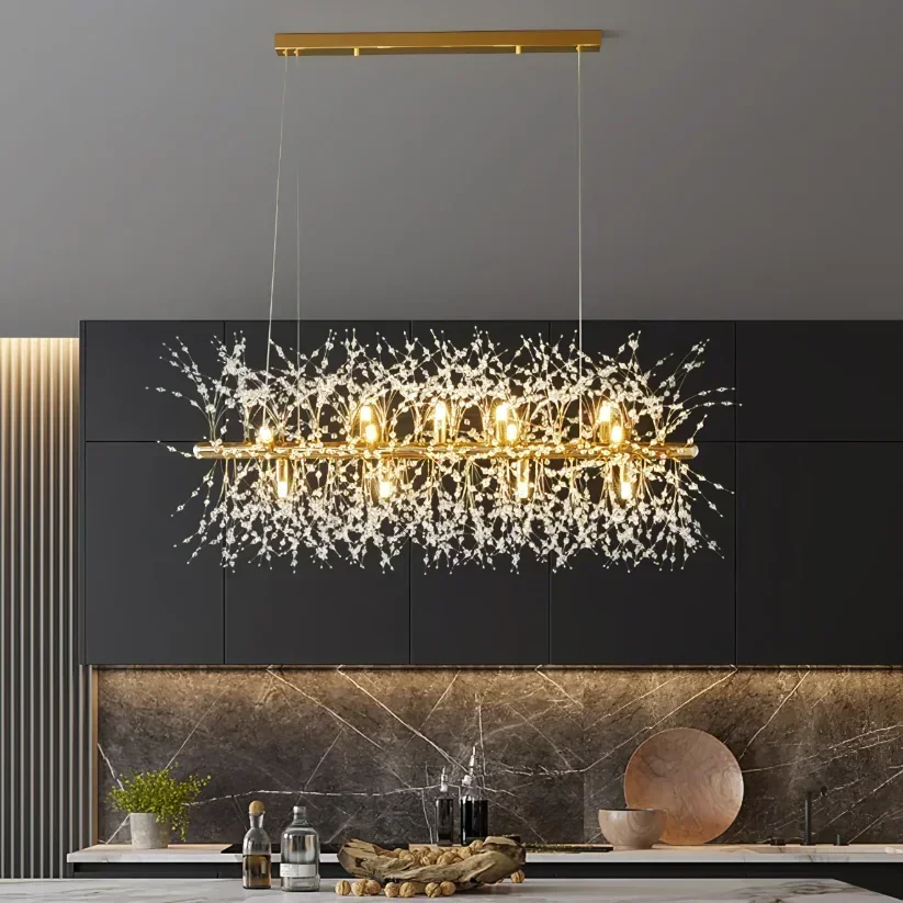 Dandelion Crystal Ceiling Lamp Bedroom Chandelier Pandent Light Suspension Hanging for Kitchen Island Dining Room
Dandelion Crystal Ceiling Lamp Bedroom Chandelier Pandent Light Suspension Hanging for Kitchen Island Dining Room