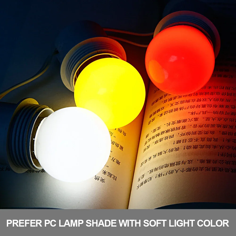 E27 Colorful LED Bulb 3W Energy Saving Bulb 110V 220V Holiday Christmas Decoration Bulb Stage Show Bulb Home Decoration Lighting
E27 Colorful LED Bulb 3W Energy Saving Bulb 110V 220V Holiday Christmas Decoration Bulb Stage Show Bulb Home Decoration Lighting