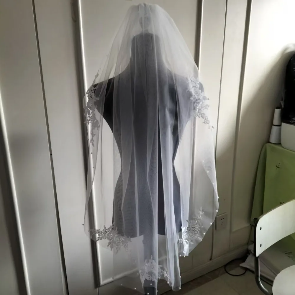Simple Short Fingertip Length Bridal Veils Lace Appliques with Comb фата кружевная Wedding Party Decorations
Simple Short Fingertip Length Bridal Veils Lace Appliques with Comb фата кружевная Wedding Party Decorations