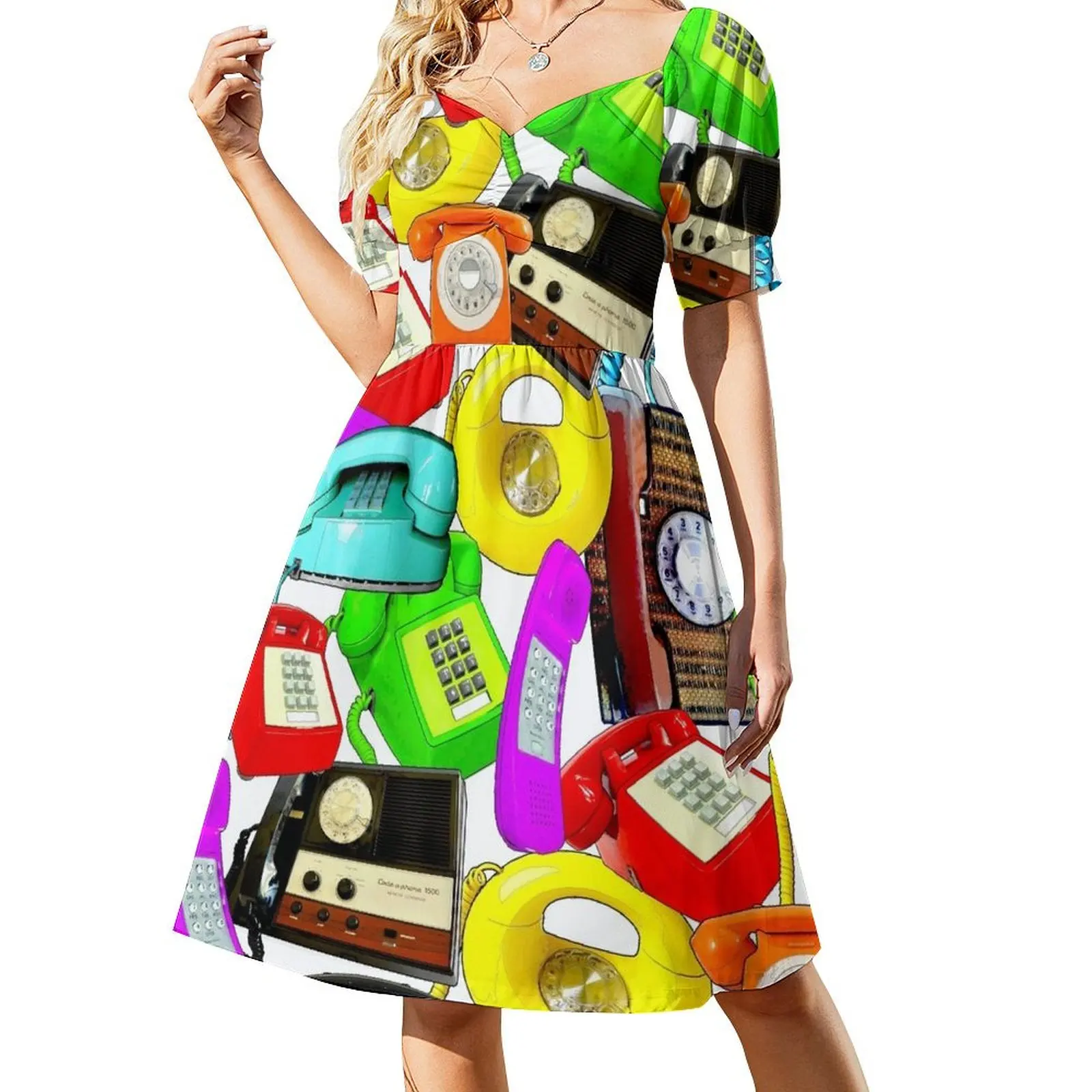 70S RETRO PHONES Short-Sleeved Dress Dresses gala birthday dresses for women dresses with long sleeves
70S RETRO PHONES Short-Sleeved Dress Dresses gala birthday dresses for women dresses with long sleeves