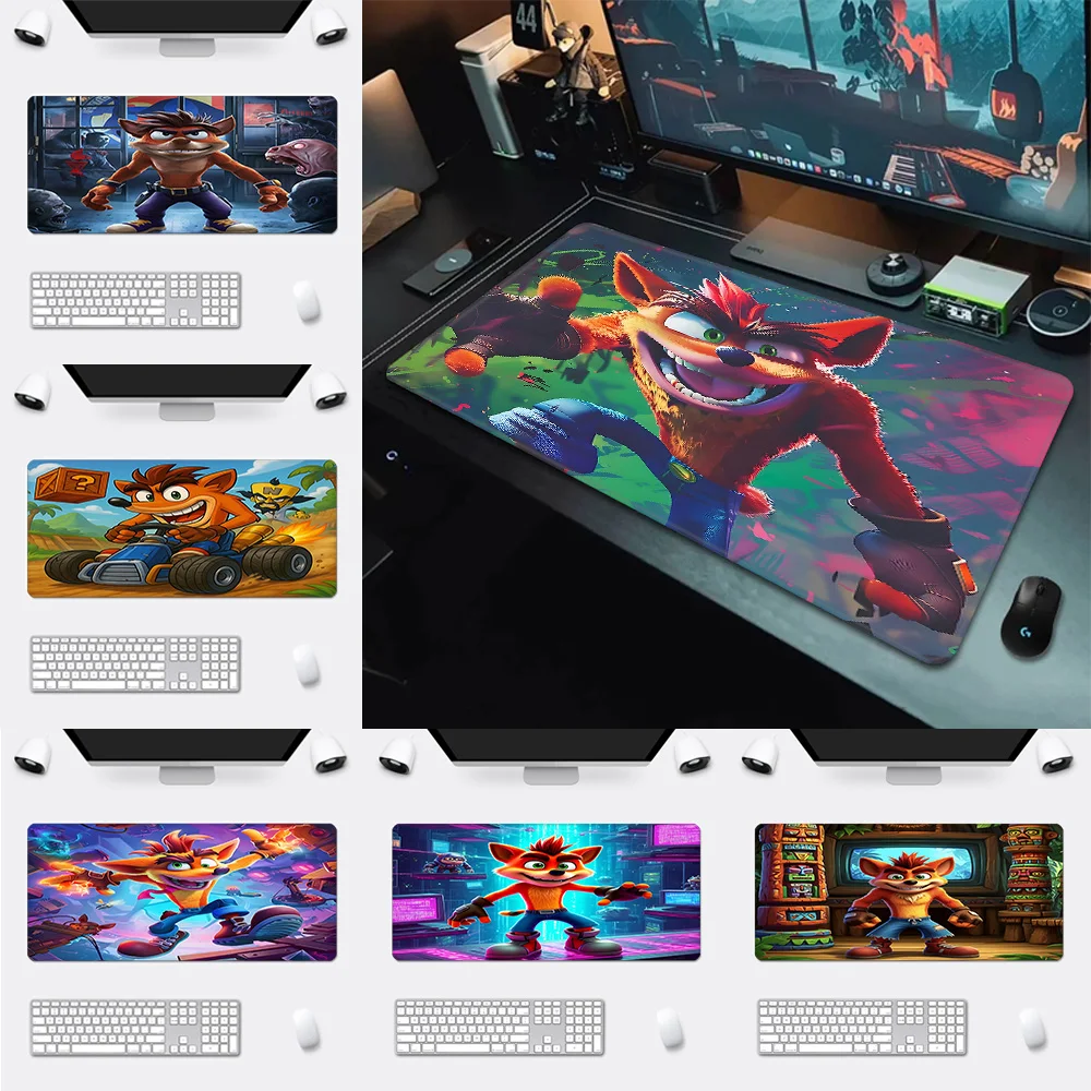 Cartoon Crashs B-BandicootS Mousepad HD Printing Computer Gamers Locking Edge Non-slip Mouse Pad XXL90x40cm Keyboard PC Desk Pad
Cartoon Crashs B-BandicootS Mousepad HD Printing Computer Gamers Locking Edge Non-slip Mouse Pad XXL90x40cm Keyboard PC Desk Pad